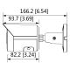 IPCHFW2831SSS2 - Cámara IP Bala 4K / 8 MP / Lente 2.8 mm / IR 30 mts / H.265 / IP67 / PoE / WDR / Micro SD / IVS