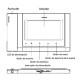 CDV70MHMPAK - Kit Videoportero: Monitor 7" CDV-70MHM + Frente de Calle DRC-40K