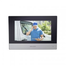 DSKH6320WTE1 - Monitor IP Touch Screen 7" / WiFi y Ethernet / PoE 802.3af / Ranura Micro SD