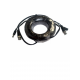 WB0120C - Cable para Cámara de Seguridad / Coaxial Siamés / 20 Mts / Par Eléctrico / 24 AWG / Con Conectores Video y Energía