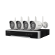 NK42W0H1T(WD)(D) - Kit IP Inalámbrico WiFi 1080p / NVR 4 Canales / 4 Cámaras Bala / 1 HDD  de 1 TB / Modo Repetidor