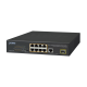 FGSD1011HP - Switch PoE 8 Puertos  802.3af y at, PoE+ / 1 Puerto 1000T y 1 Puerto 1000X SFP / Modo CCTV / 120 Watts