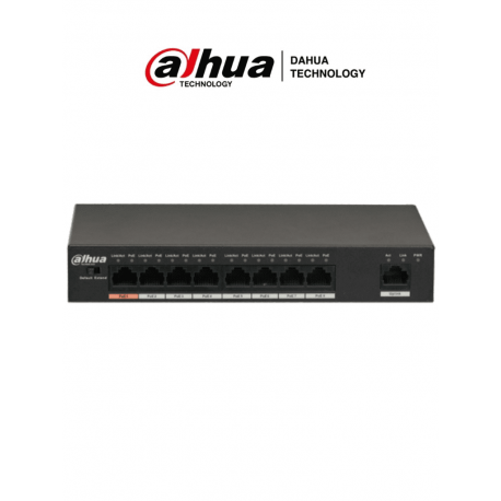 PFS30098ET96 - Switch PoE 8 Puertos / 1 Puerto 100Base-T / 802.11af, at y HiPoE / 10/100 Mbps / 96 Watts