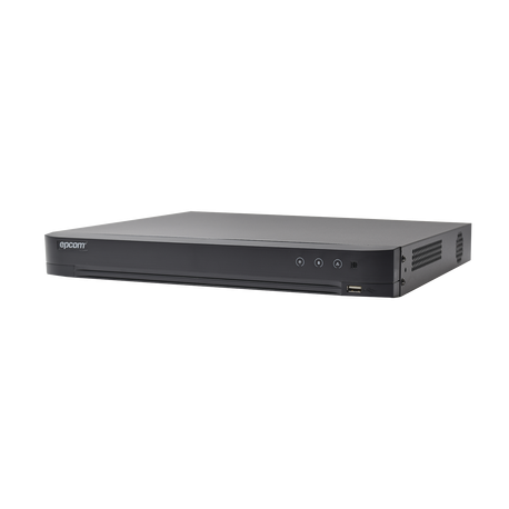 EV4004TURBOD - DVR 4 Megapixel / 4 Canales TURBOHD + 2 Canales IP / H.265+ / 1 Canal de Audio / Audio por Coaxitron