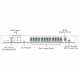 UTP1SW2402TSPOE - Switch PoE 24 Puertos Fast Ethernet / 1 Puerto Combo SFP RJ45 Gigabit / 802.3af y at/ 270 Watts