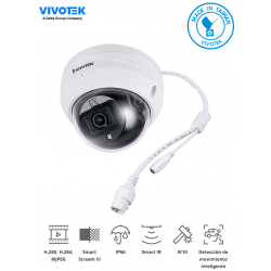 FD9369 - Cámara IP DOMO 2 Megapixel / Lente 2.8 mm / H265 / Ir 30 Mts / WDR Enhanced / Exterior IP66