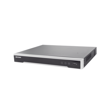DS-7608NI-K2/8P - NVR 8 Megapixel (4K) / 8 Canales IP / 8 Puertos PoE+ / 2 Bahías Disco Duro / PoE 300 mts / HDMI en 4K