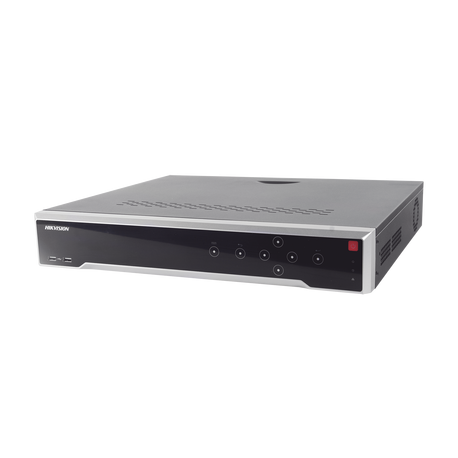 DS-7716NI-I4/16P - NVR 12 Megapixel (4K) / 16 Canales IP /16 Puertos PoE+ / 4 Bahías HDD / PoE 300 mts / HDMI 4K / Soporta POS