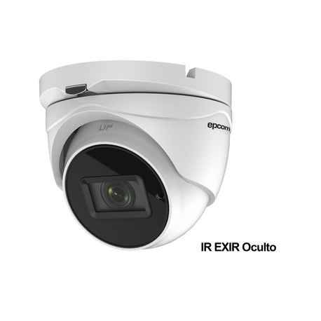 E4K-TURBO-Z - Cámara Bala TurboHD 4K (8 Megapixel) / Lente Mot. 2.7 a 13.5 mm / IR EXIR 60 mts / Exterior IP67 / 9 a 15 VCD