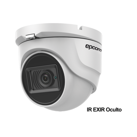 E4K-TURBO - Cámara Turret TurboHD 4K (8 Megapixel) / METALICA / Lente 2.8 mm / 30 mts IR EXIR / 4 Tecnologías / Exterior IP67