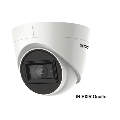 E4K-TURBO-X - Cámara Turret TurboHD 4K (8 Megapixel) / Lente 2.8 mm / 60 mts IR EXIR / 4 Tecnologías / Exterior IP67