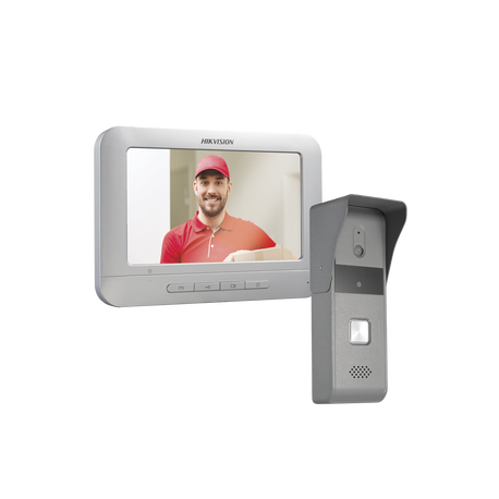 DSKIS203 - Kit Videoportero: Monitor 7" DS-KH2220 + Frente de Calle DS-KB2421-IM