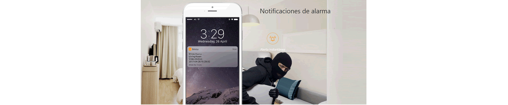 IMOU Notificacion de Alarma